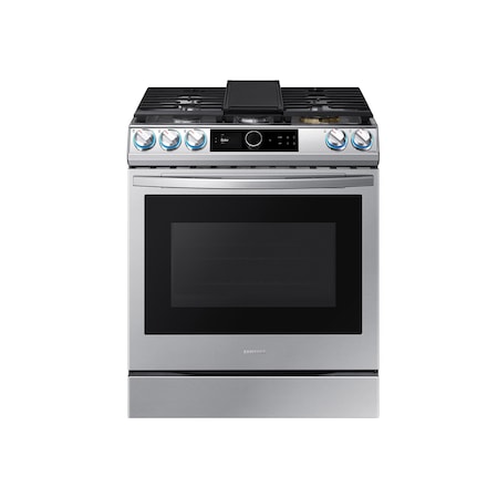 Samsung 6.0 cu ft. Smart Slide-in Gas Convection Range NX60T8711SS